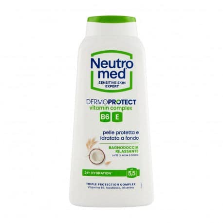 Neutromed Dermoprotect Vitamin Complex Rilassante – Bagnodoccia Latte Avena E Cocco 600 Ml