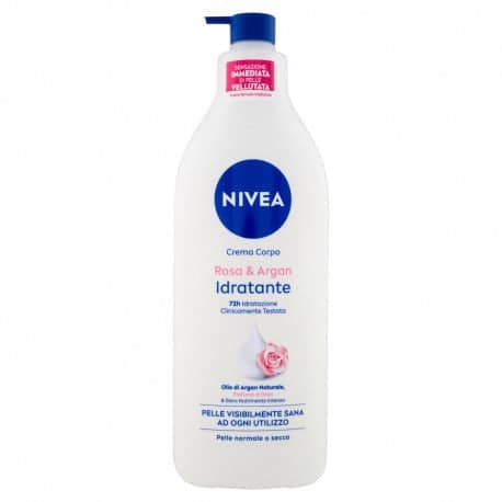 Nivea Nivea Crema Corpo Rosa & Argan Idratante Pelle Normale O Secca 500 Ml