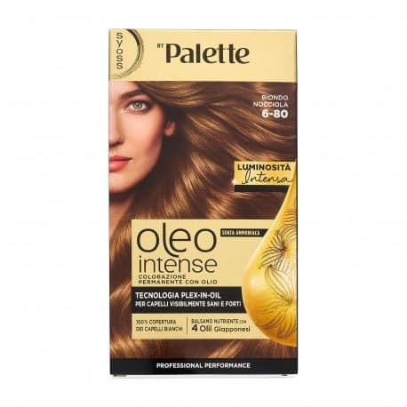 Syoss Oleo Intense Senza Ammoniaca Colorazione Permanente Con Olio Biondo Nocciola 6-80