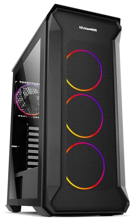 NOX Hummer Quantum Mini Torre Nero - nuovo