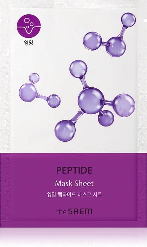 The Saem Bio Solution Peptide maschera in tessuto effetto lifting e illuminante 20 g