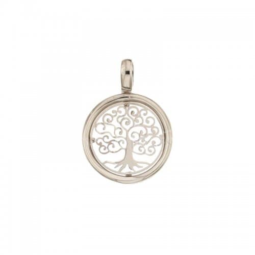 Ciondolo albero della vita oro bianco 803321733342
