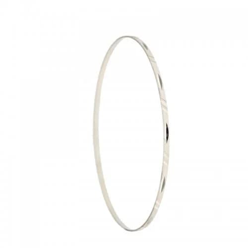 Bracciale rigido donna in oro bianco 803321718899