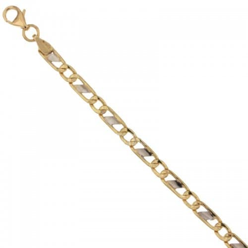 Bracciale Uomo in Oro Giallo e Bianco 803321731247