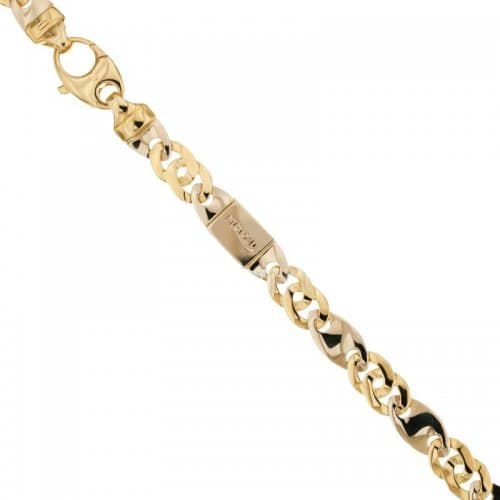 Bracciale Uomo in Oro Giallo e Bianco 803321735562