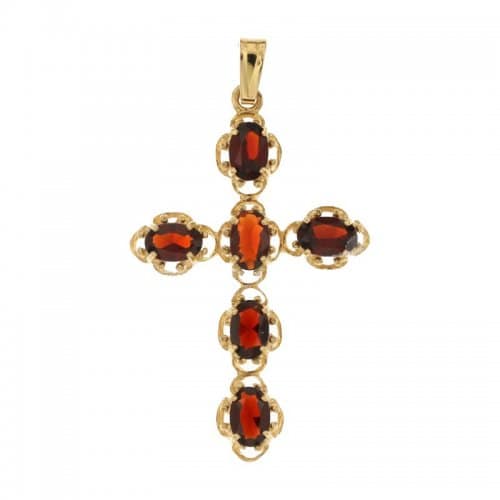 Croce da donna in Oro Giallo e Bianco 803321706660