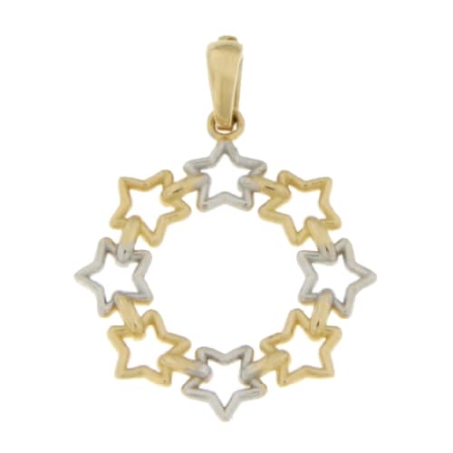 Ciondolo Donna Oro Giallo Bianco GL100682