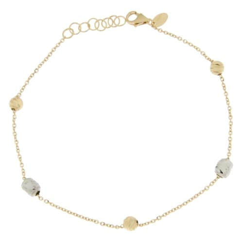 Bracciale Donna Oro Giallo Bianco GL100712