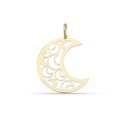 Ciondolo Luna Oro Giallo GL101561