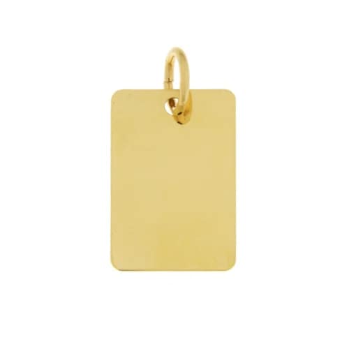 Ciondolo Medaglia Personalizzabile Oro Giallo GL102019