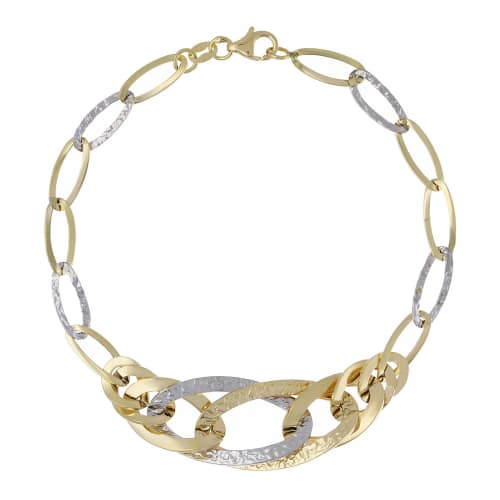Bracciale Donna Oro Bianco Giallo GL102245