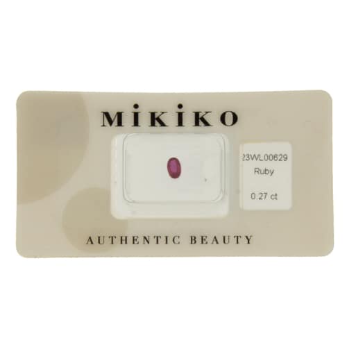 Mikiko Rubino Blister Certificato 23WL00629