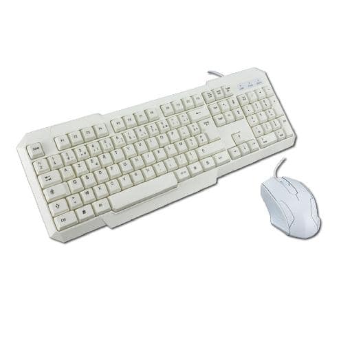 MCL ACK-2012/B tastiera Mouse incluso USB AZERTY francese Bianco - nuovo