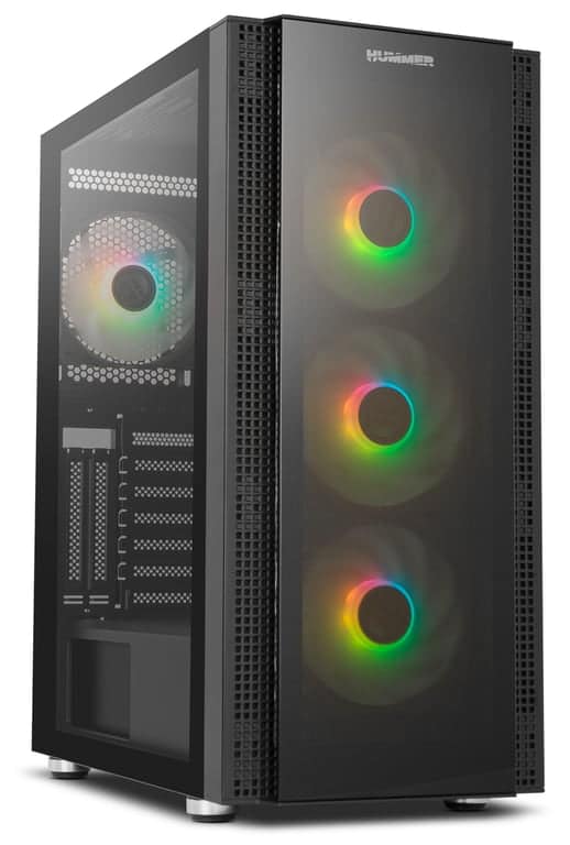 NOX Hummer Horus Midi Tower Nero - nuovo