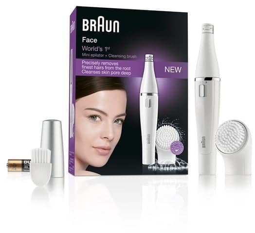 Braun Face 810 epilatore con spazzolino per pulizia per il viso