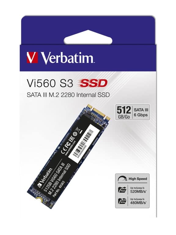 Verbatim SSD Vi560 S3 M.2 512 GB - nuovo