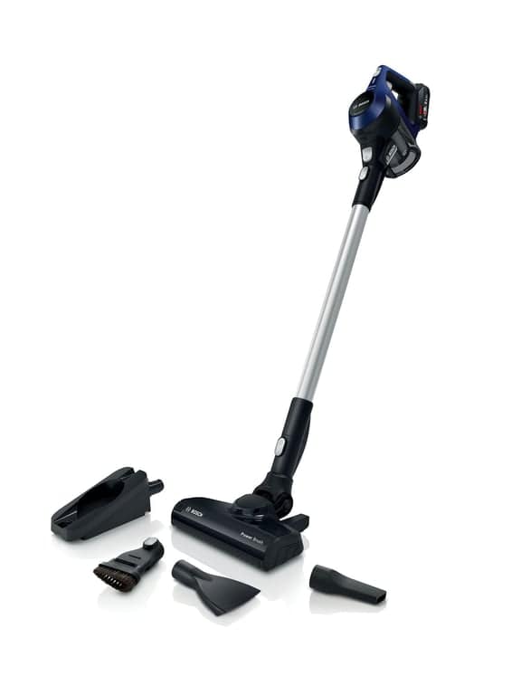 Bosch Serie 6 BBS611MAT aspirapolvere verticale e con testina elettrica Batteria Dry Bagless 0,3 L Blu 2,5 Ah – nuovo