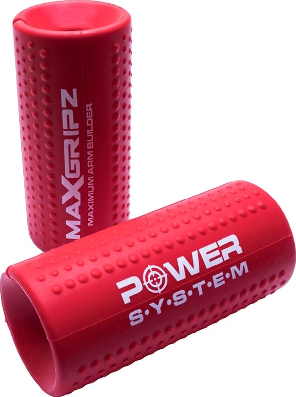 Power System Mx Gripezzi maniglie per il fitness per bilancieri colore rosso M 2 pezzi