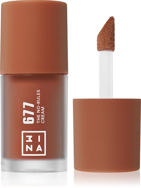 3INA The No-Rules Crema makeup multi-funzione per occhi, labbra e viso colore 677 – Medium, neutral brown 8 ml
