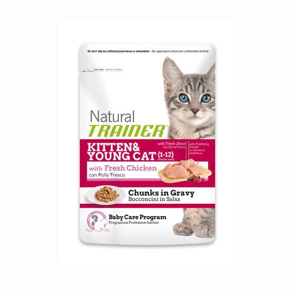 Trainer Natural in Busta per Gattini 85gr