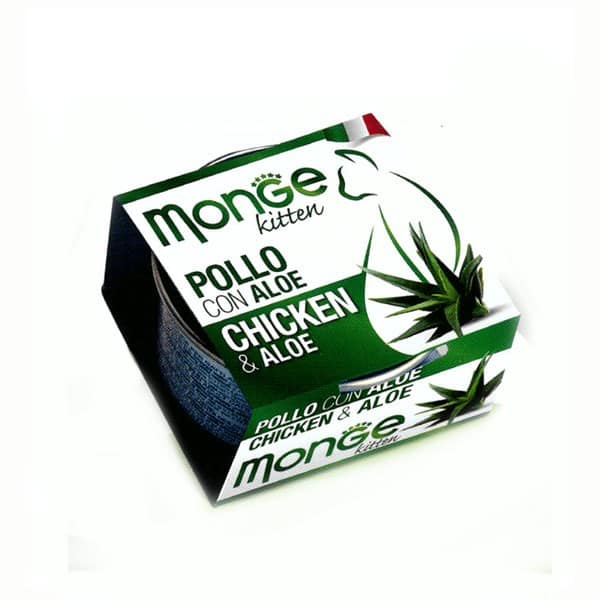 Monge Fruits Pollo e Aloe per Gattini 80gr