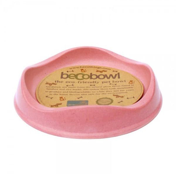 Beco Bowl Ciotola Eco-Compatibile Gatto Colore Rosa