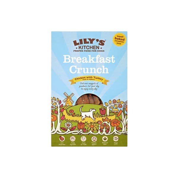 Lily's Kitchen Biscotti Breakfast Crunch Per Cani Secco Peso Confezione 800 g