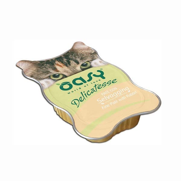 Oasy alla Selvaggina in Vaschetta per Gatti 85gr Peso Confezione 85 g - KIT 18x