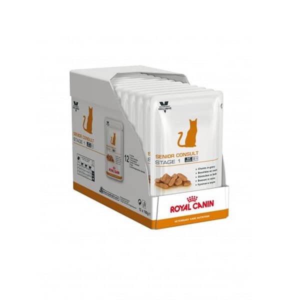 Royal Canin V-Diet Senior Consult Stage1 Gatto Busta 100g Peso Confezione 100 g