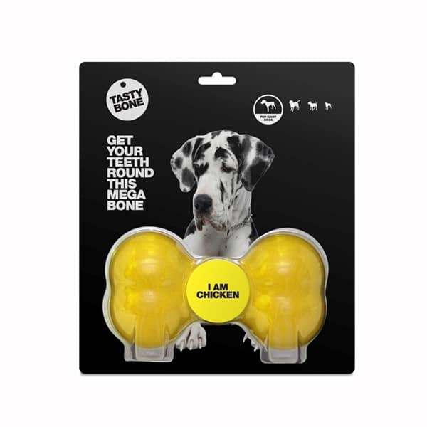Tasty Bone Cane Mega Osso per Igiene Dentale Gusto Chicken
