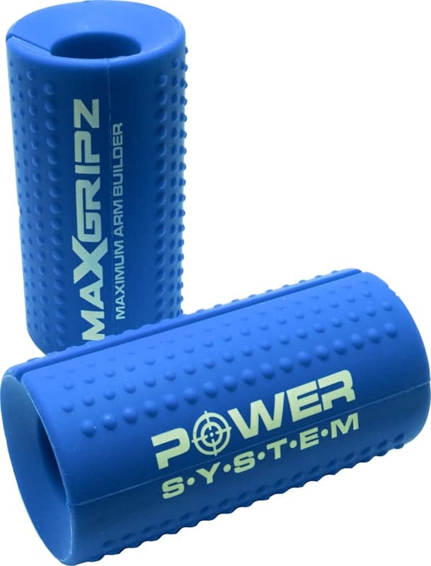 Power System Mx Gripezzi maniglie per il fitness per bilancieri colore Blue M 2 pezzi