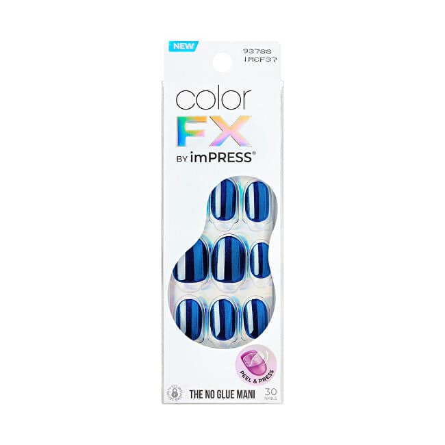 Kiss Unghie autoadesive imPRESS Color FX (Reconnect) 30 pezzi