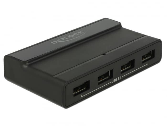Hub esterno USB 3.1 DeLOCK, 4 porte con 10 Gbps - nuovo
