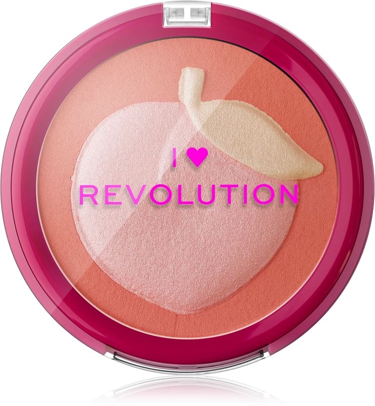 I Heart Revolution Fruity Peach blush compatto colore Peach 9,2 g