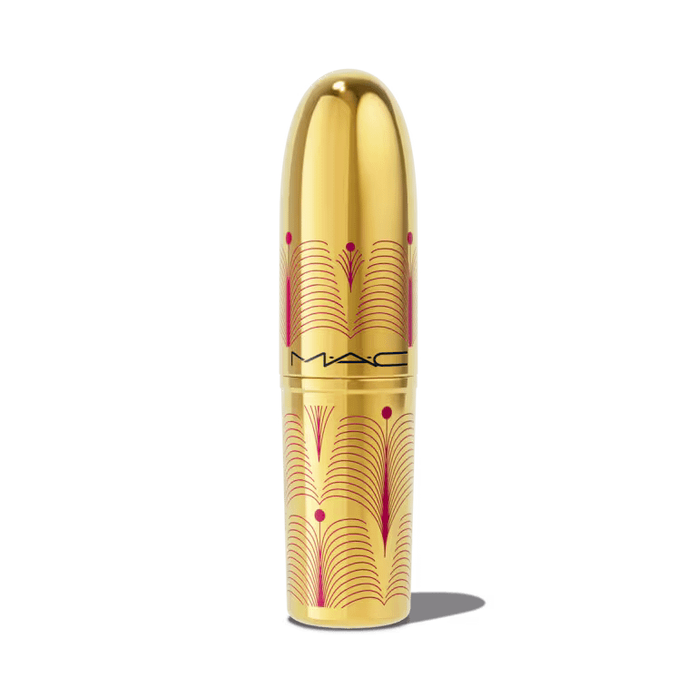 Mac cosmetics Rossetto Gift of Gold (Frost) 3 g - Tonalità: Regal Red