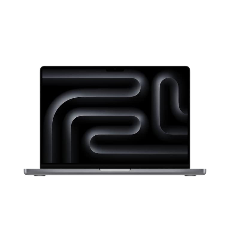 MacBook Pro M3 (2023) 14,2′, 512 GB 8 GB Apple GPU 10, grigio Sidel – AZERTY – Ricondizionato – Condizioni eccellenti