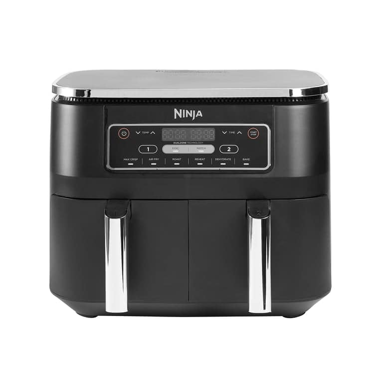 Friggitrice ad aria Ninja AF300 Friggitrice ad aria calda a doppio scomparto 7,6 L 1690 W, nero – nuovo