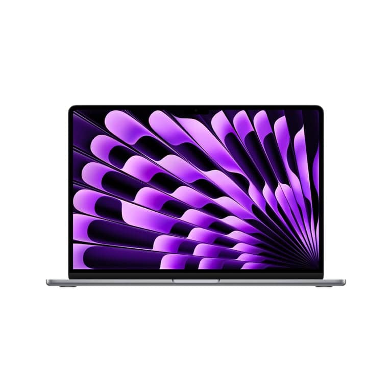 MacBook Air M3 (2024) 15,3′, GHz 512 GB 16 GB GPU Apple, grigio acciaio – QWERTY – nuovo