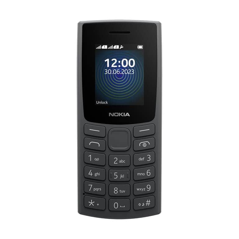Nokia 110 4,57 cm (1.8 ) 79,6 g Nero Telefono digitale - nuovo