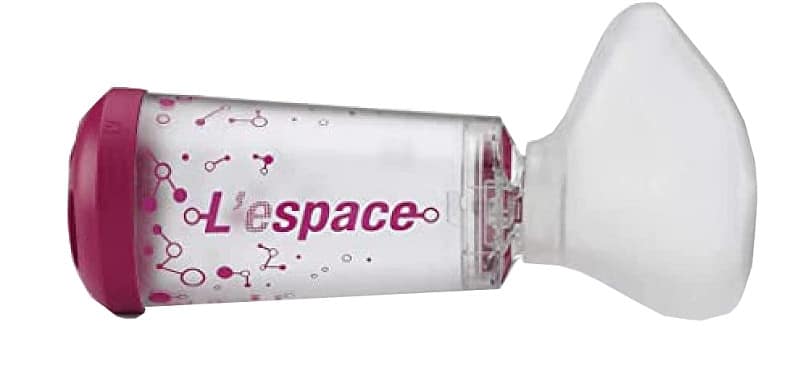 Distanziatore Espace adulto color magenta con maschera