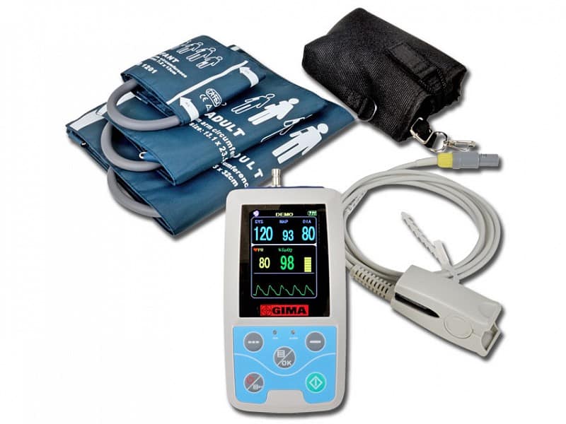 Holter pressorio gima 24 ore + spo2 - Con saturimetria