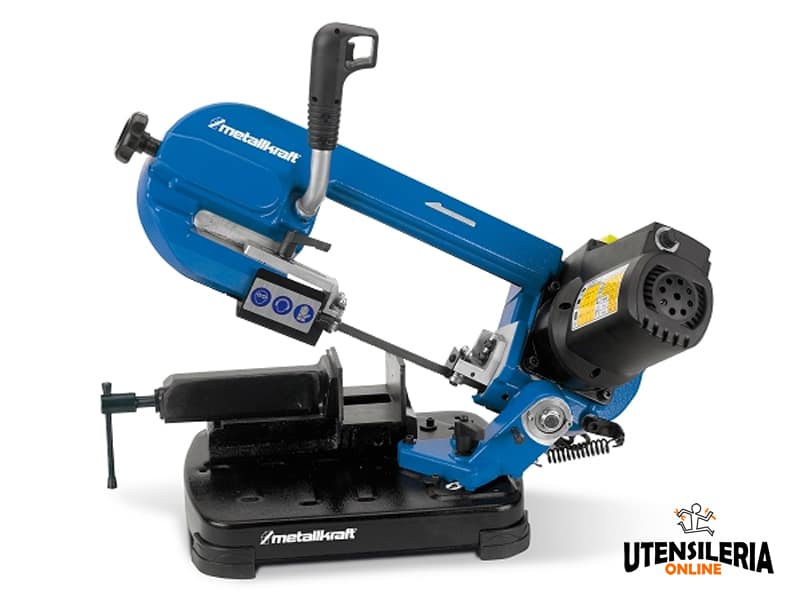 Segatrice a nastro per metalli MBS 125 Metallkraft 1010W, capacit�� taglio 125mm
