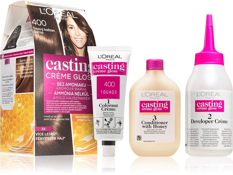 L’Oréal Paris Casting Creme Gloss tinta per capelli colore 400 castano scuro