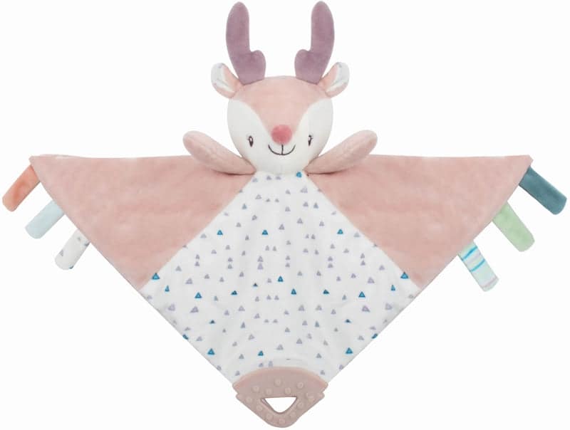 Petite&Mars Cuddle Cloth with Rattle doudou per la nanna con sonaglio Deer Suzi