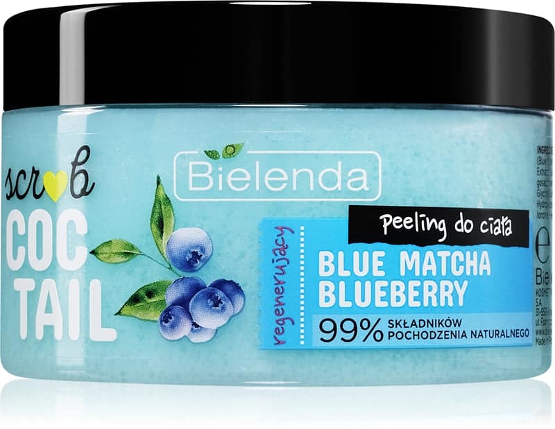Bielenda Coctail Scrub Blue Matcha + Blueberry scrub corpo effetto rigenerante 350 g