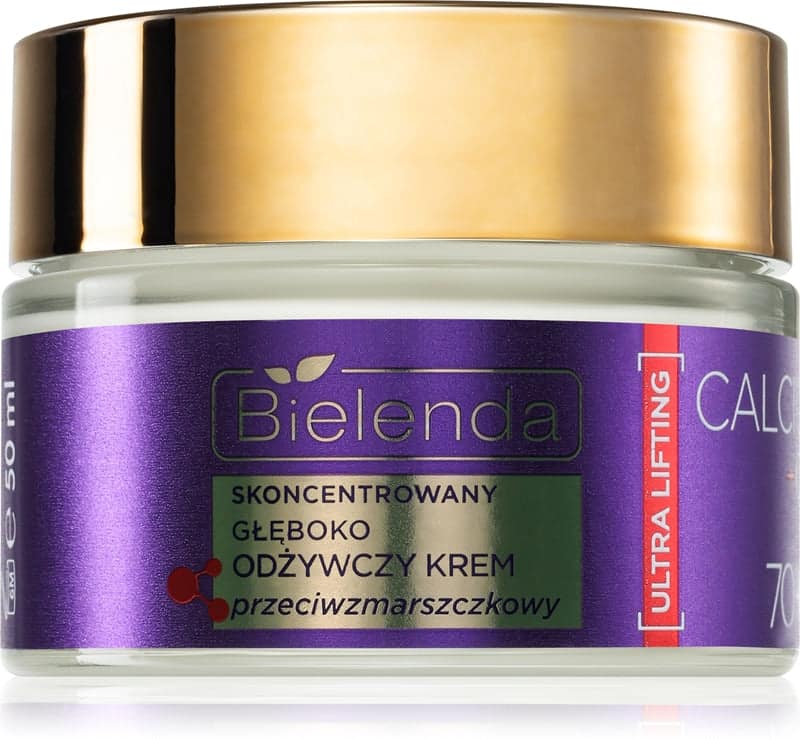 Bielenda Calcium + Q10 Crema antirughe concentrata e profondamente nutriente per il giorno 70+ rassodante e antirughe 50 ml
