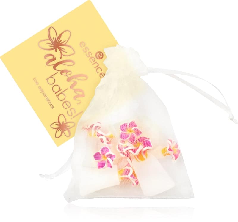 essence aloha, babes! separatori dita in silicone 01 Beach Walk? Let’s Talk! 8 pezzi