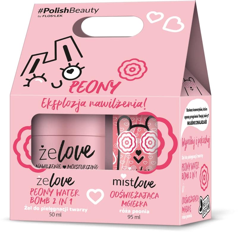 FlosLek Laboratorium ŻELOVE Peony confezione regalo con peonia emolliente
