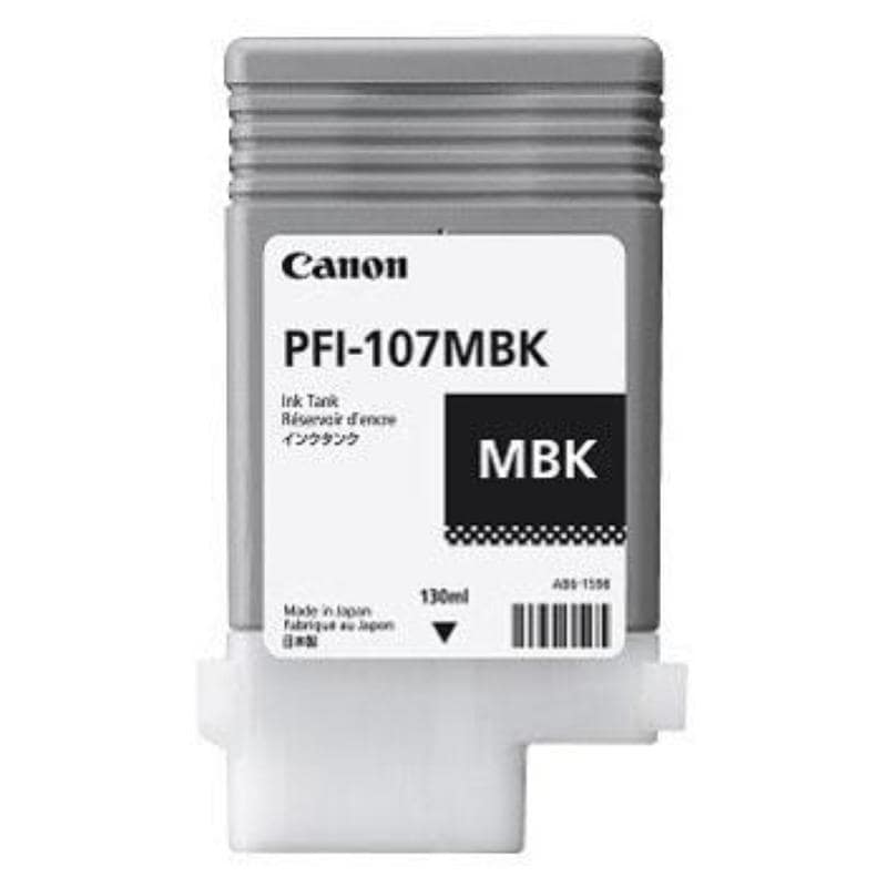 Canon pfi-107mbk tanica nero matte per stampanti canon ink-jet (6704b001aa)