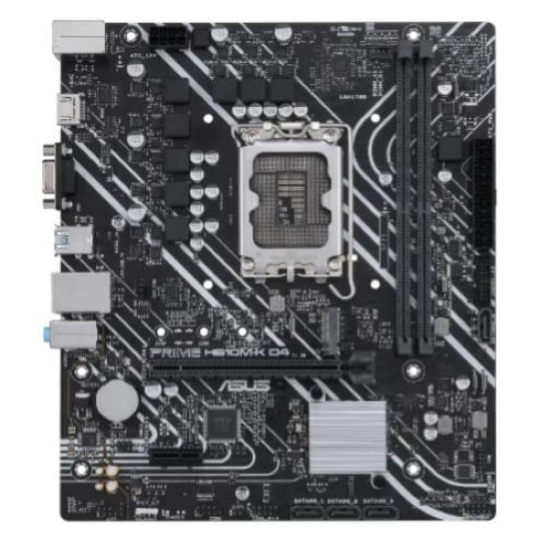 Asus prime h610m-k d4 scheda madre form micro atx chipset intel h610 socket lga 1700